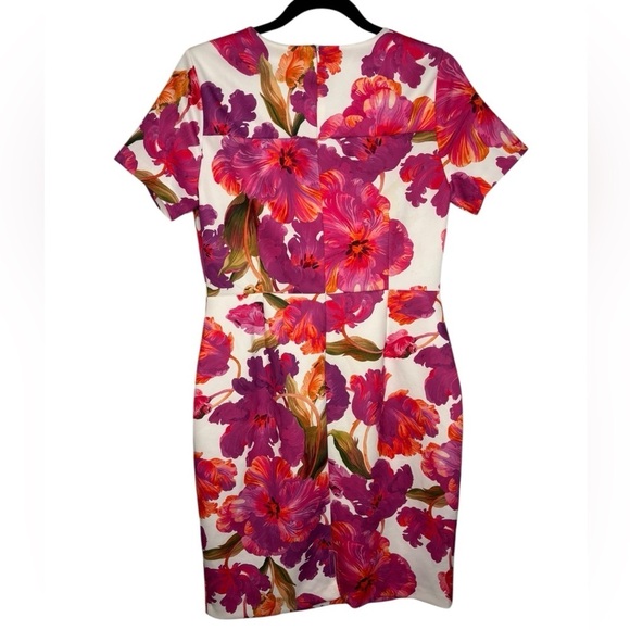 Alexia Admor Scuba Midi Floral Dress Size 10 - Picture 6 of 15